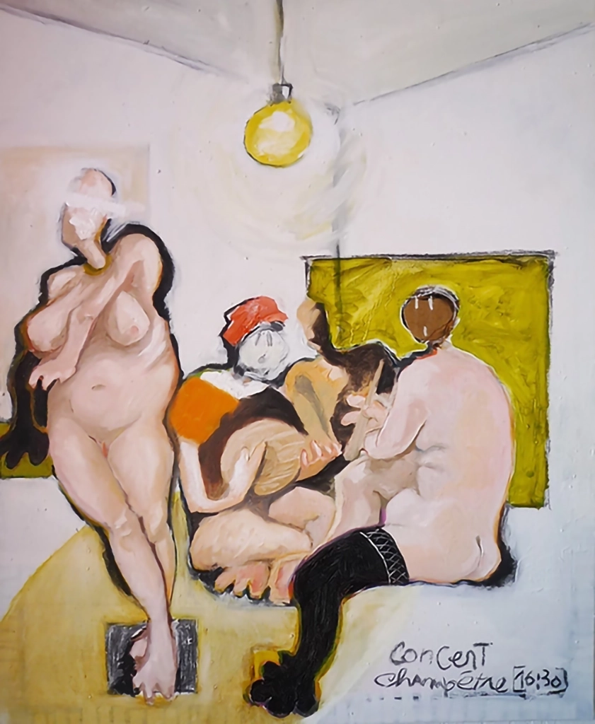 D'après E. Manet.
collection particulière.